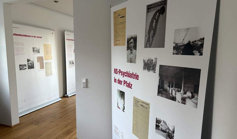 Die Ausstellung NS-Psychiatrie in der Pfalz befasst sich mit den Schicksalen von Patienten in der NS-Zeit. Foto. Pfalzklinikum. Frei. 