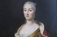 Als „große Landgräfin“ bezeichnete Dichterfürst Johann Wolfgang von Goethe Henriette Karoline von Hessen-Darmstadt (1721-1774). Das Portrait, ein Ölgemälde auf Leinwand, hängt im Stadtmuseum Altes Rathaus. Foto. Stadtarchiv. PS. Frei. 