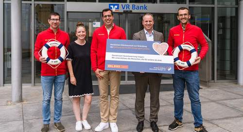 26.08.2026 - Wasserrettung. Treuhandstiftung gegründet. VR-Bank hilft.