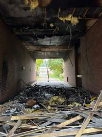 Der Oberstufen-Trakt der IGS Waldfisch-Burgalben stand in Flammen. 