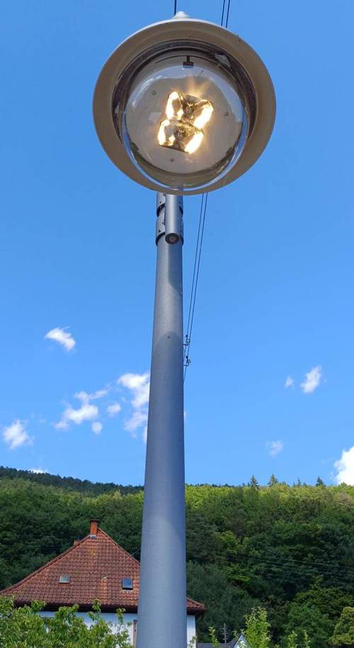 15.08.2026 - Straßenbeleuchtung. Umgestellt auf LED. Beitrag zum Klimaschutz.