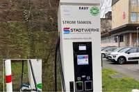Die E-Ladesäule der Stadtwerke BZA wurde in der Nacht auf den heutigen Montag demoliert. 