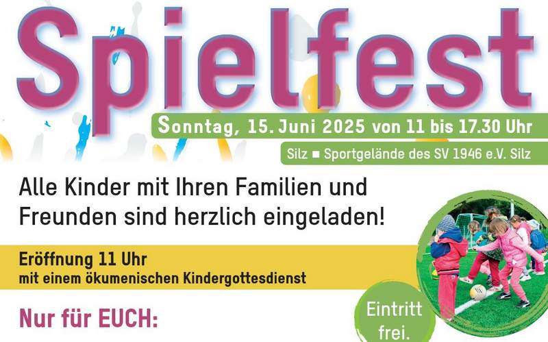 Am Sonntag, 15. Juni, ist Spielfest des Kreises SÜW in Silz. Foto. KV. SÜW. Frei.