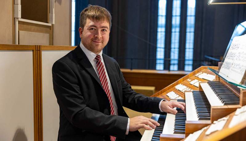 Der neue Dom-Organist Bastian Fuchs. Foto. privat.