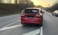 Auffahrunfall im Feierabendverkehr am gestrigen Donnerstag auf der B 10 bei Birkweiler.