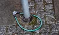 Gerade mal 10 Tage im eigenen Besitz und schon gestohlen. Ein Fahrrad in LD. 