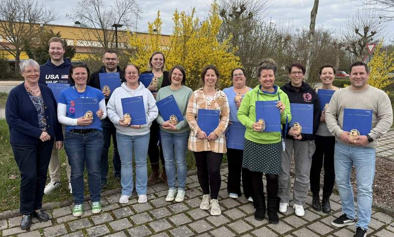 Frisch ausgebildet und einsatzbereit. Das Einsatznachsorgeteam im Landkreis SÜW. Foto. KV. SÜW. Thiele. Frei. 