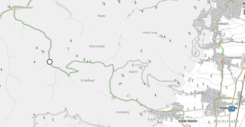 Die Totenkopf-Straße zwischen Hütte und Breitenstein wird ab Montag gesperrt. Ein Hangrutsch wird angegangen. 