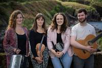 Die Band Cuas ist nur eine der Attraktionen des Irish-Folk-Festivals im Haus des Gastes. Foto. PR. Frei.