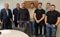 Der Vorstand des neu gegründeten Vereins Red Farmer - Südpfalz. Foto. Red Farmer. Pressefrei.