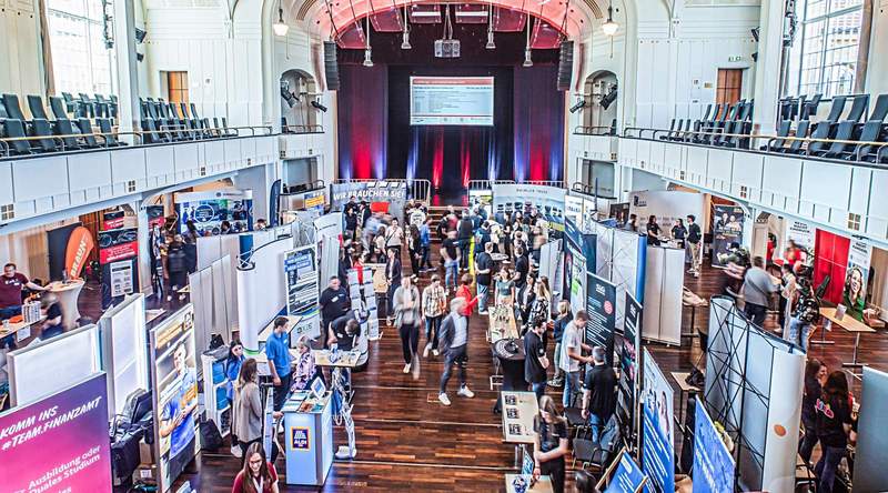 Eindrücke der Ausbildungsmesse 2024. Foto. Britta Hoff. Pressefrei.