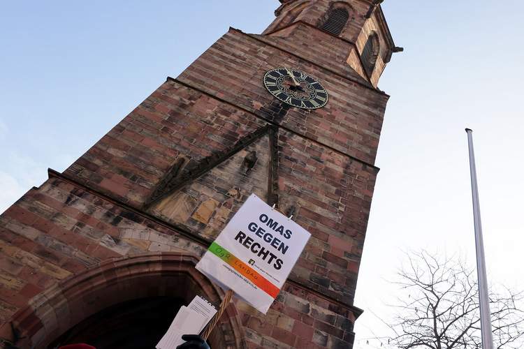 ... die ihr Ziel vor der Gedächtnis-Kirche hatte ... Foto. Norman Krauß.
