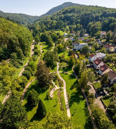 Die Markward-Anlage in Annweiler. Foto. Stadt. Annweiler. Frei. 