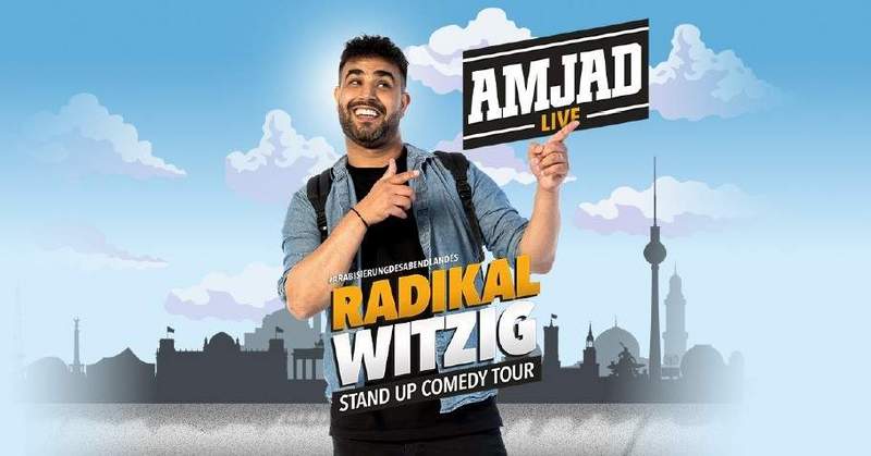 Stand-up-Comedian Amjad gastiert am 25. April im Haus des Gastes in Dahn. 