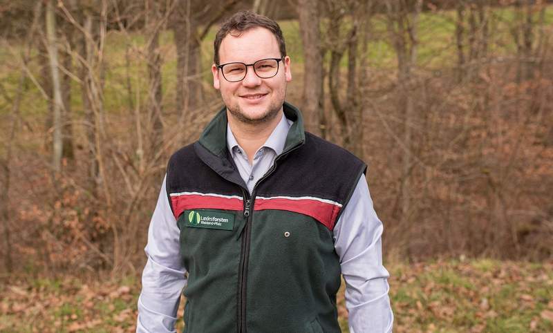 Philipp Hannemann ist seit dem 1. Januar Forstamtsleiter im Forstamt Haardt. Foto. Landesforsten.RLP.de. Philipp Hannemann.