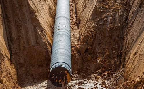 17.02.2026 - Geothermie. Pipline-Bau vor dem Start. Erste Rodungen.