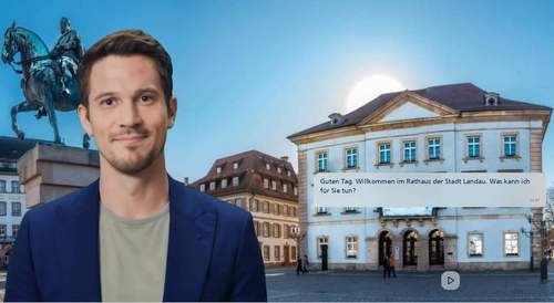 23.04.2026 - Hallo Franz. KI-Avatar führt durch Stadtverwaltung.