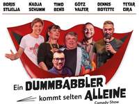 Dummbabbler in Aktion. Bei den Mundarttagen in Bockenheim. 