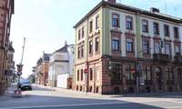 An der Einmündung der Ludowicistraße in die Rheinstraße in LD entsteht eine vollwertige Ampelanlage. Foto. Stadt. LD. Frei. 