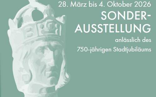27.03.2026 - 750 Jahre GER. Ausstellung öffnet. Samstag. ÖPNV nutzen.