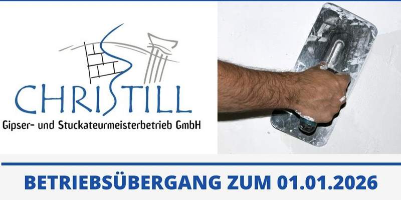 Stabübergabe an die nächste Generation. Bei der Firma Christill in Erlenbach.
