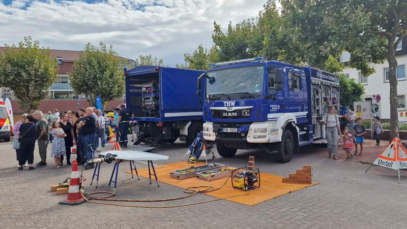Das Technische Hilfswerk.
