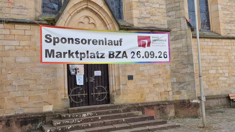 Der Sponsorenlauf zugunsten des Hauses der Familie BZA startet am 26. September, 11 Uhr, auf dem Marktplatz. Foto. rw. 