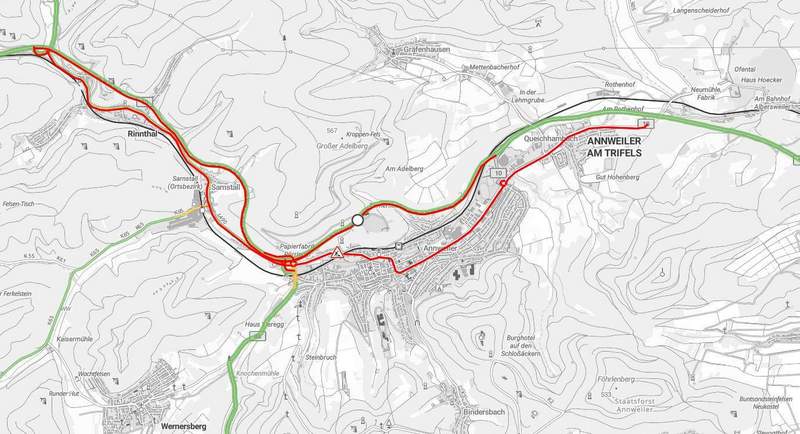 Ab Freitag werden die B-10-Tunnel bei Annweiler für 10 Wochen gesperrt. 
