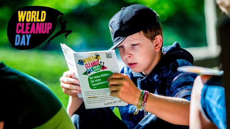 Jeder kann mitmachen beim World-Clean-up-Day. Einfach über die Webseite checken, wo es in der Umgebung Aktionen gibt – oder selbst eine organisieren. Foto. Let's Do It. Germany e.V./WCD2023/Nordhausen. Pressefrei. 