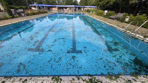 21.07.2026 - Freibad Steinfeld. Soll trotz Unwetterschäden wieder öffnen.