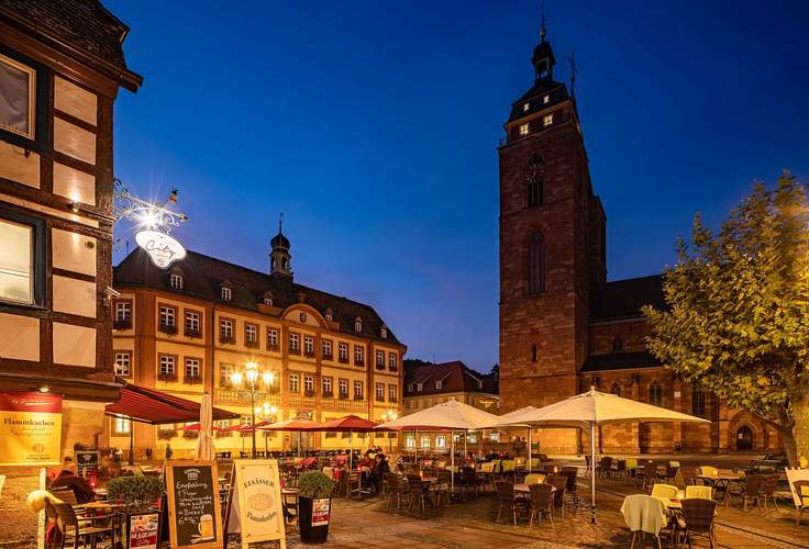 Der Marktplatz in der NWer Altstadt.