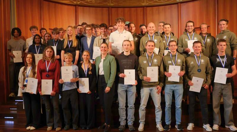 43 Landauer sind jetzt für das Sportjahr 2025 geehrt worden. Foto. Stadt. LD. Frei. 