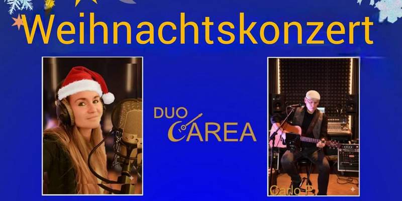 Das Duo Carea gibt im Café Kaffeefleck an Nikolaus ein Weihnachts-Konzert. 