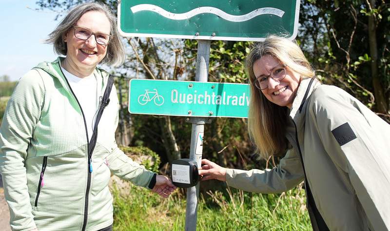 In den Queichwiesen bei Ottersheim wurde nun ein Zählsensor angebracht, um zu messen, wie viele Menschen durch das Gebiet streifen.
