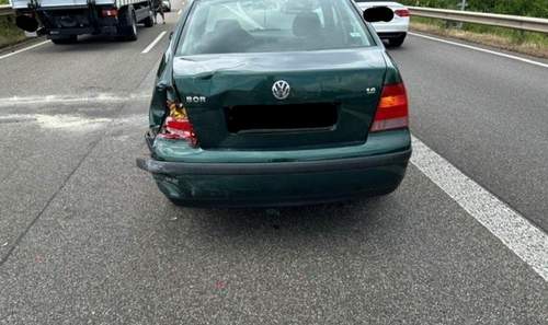 30.06.2026 - Unfall. An neuer Autobahn-Baustelle.