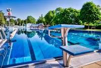 Das Freibad am Prießnitzweg. Foto. Stadtholding LD. Frei.