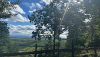 Wunderschöner Blick über die Rheinebene. Von der Kolping-Wanderhütte LD. Am Sonntag geöffnet.
