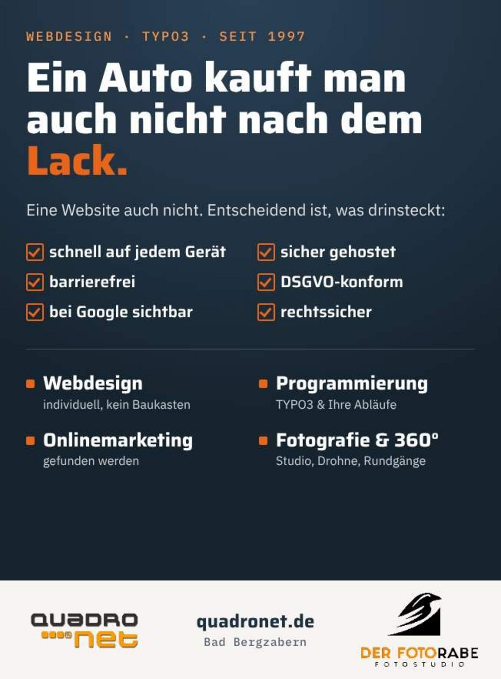DER FOTORABE u. QUADRONET Internetlösungen