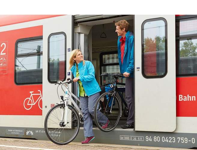 Fahrradmitnahme per Bahn. Foto. adfc. Frei.