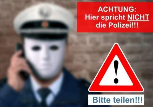 19.02.2026 - Schockanrufe. Von falschen Polizisten. 