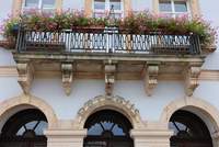 Gefahr gebannt. Wieder anlaufbar. Das Rathaus in LD.