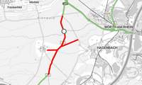 Die B 9 wird voraussichtlich am kommenden Sonntag bei Langenberg gesperrt.