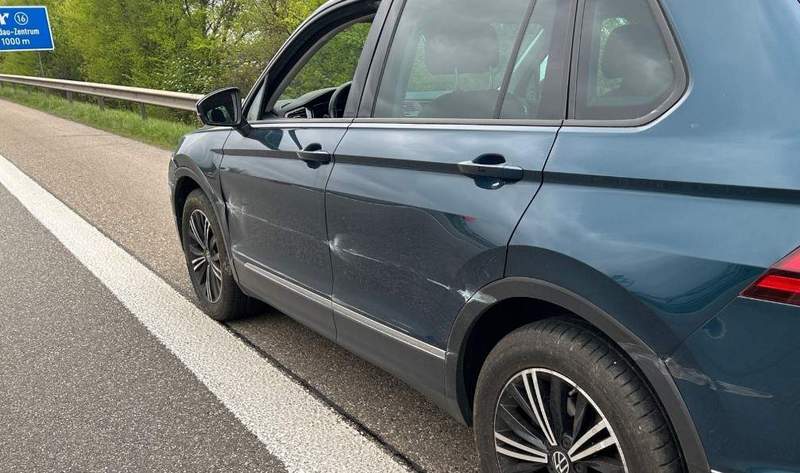 Angetrunken an die Mittelleitplanke der A 65 bei LD geraten. Passiert am gestrigen Montagnachmittag. 