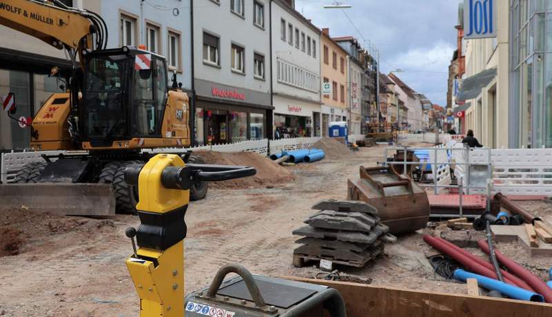 Die LDer Königstraße erhält aktuell ein neues Gesicht. Foto. Stadt. LD. Frei. 