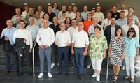 Die bei der konstituierenden anwesenden Mitglieder des Kreistages GER im Gruppenbild. Foto. KV. GER. Frei. 