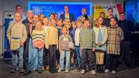Die Preisträger des Wellensiek-Video-Preises in SP. Foto. Andreas Klehmann. Frei. 
