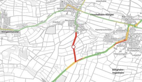 31.03.2026 - Freigabe. L 510. Klingen-B 38. Ende der Woche.