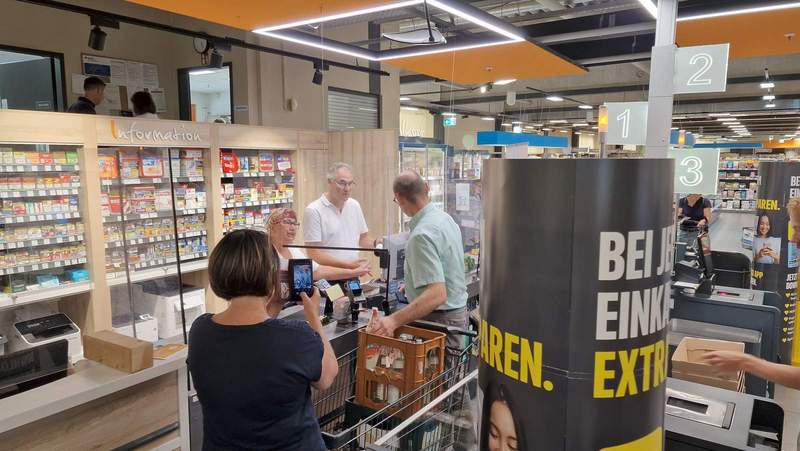Der BZAer Dekan Dietmar Zoller gehört auch zu den Kunden. Foto. rw. 