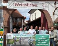 Die Vor-Truppe der Vor-Tour der Hoffnung hat die Streckenführung der 3-tägigen Rad-Etappen-Tour zugunsten krebskranker Kinder geprüft. 