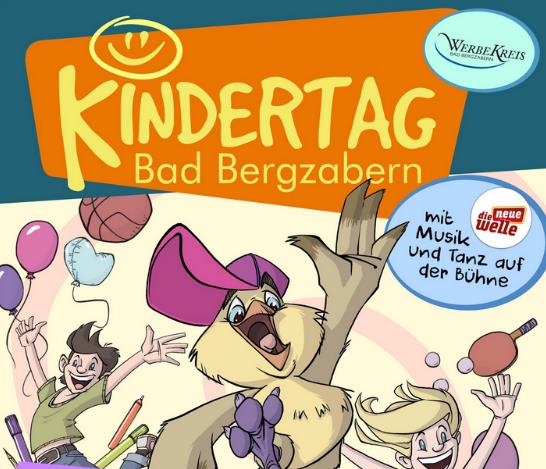 Das Fröhliche Kunterbunt ab Freitag auf dem Schlossplatz und am Sonntag Kindertag mit verkaufsoffenem Sonntag. Kommt nach BZA.